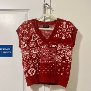 CIDER Aztec Knit Vest